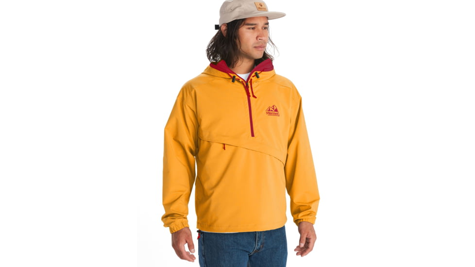 Marmot 96 Active Anorak - Mens, Golden Sun/Team Red, 2XL, M14193-23230-XXL