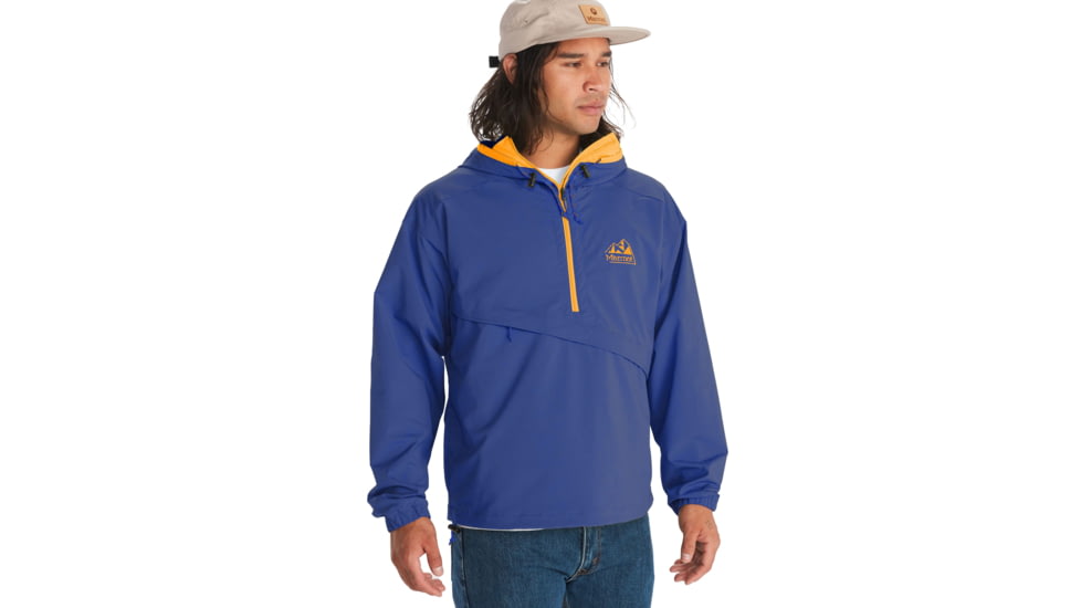 Marmot 96 Active Anorak - Mens, Trail Blue/Golden Sun, Large, M14193-23244-L