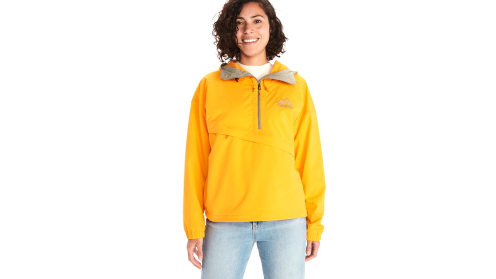 Marmot 96 Active Anorak - Womens, Golden Sun/Vetiver, Small, M14194-21818-S
