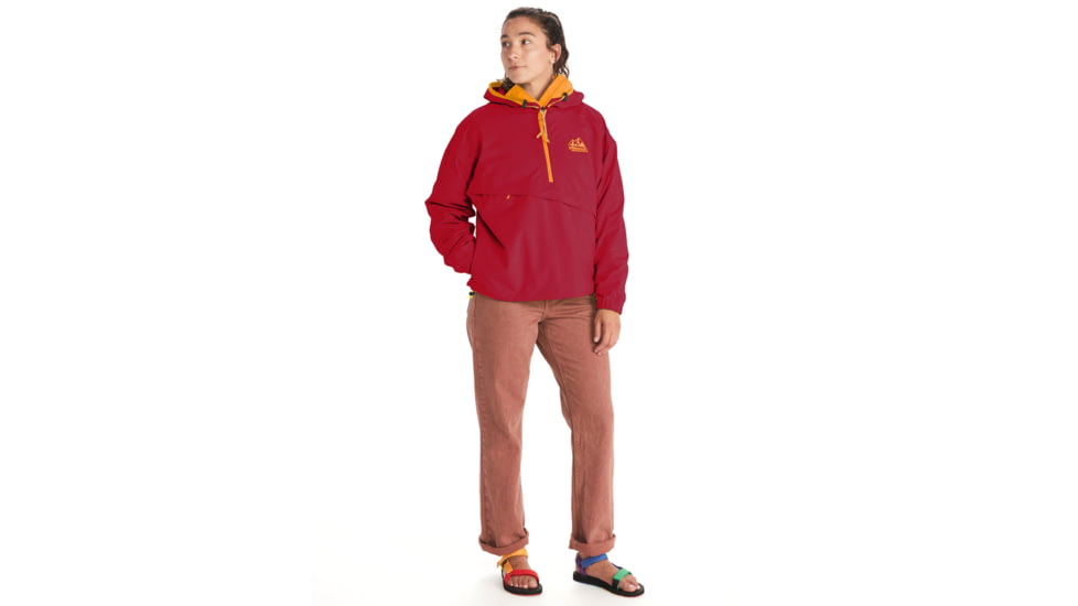 Marmot 96 Active Anorak - Womens, Team Red/Golden Sun, Small, M14194-23242-S