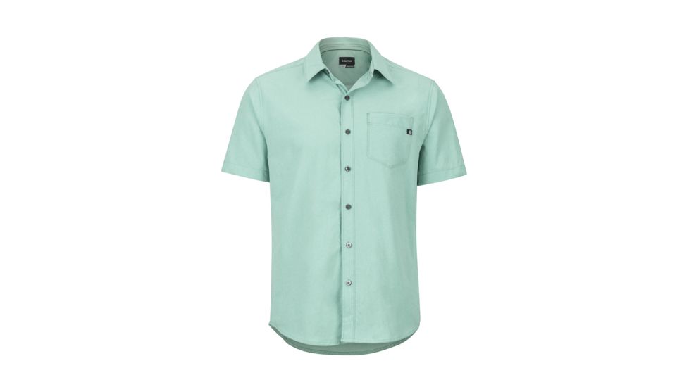 Marmot Aerobora Short Sleeve - Mens, Pond Green, Large, 42100-4570-L