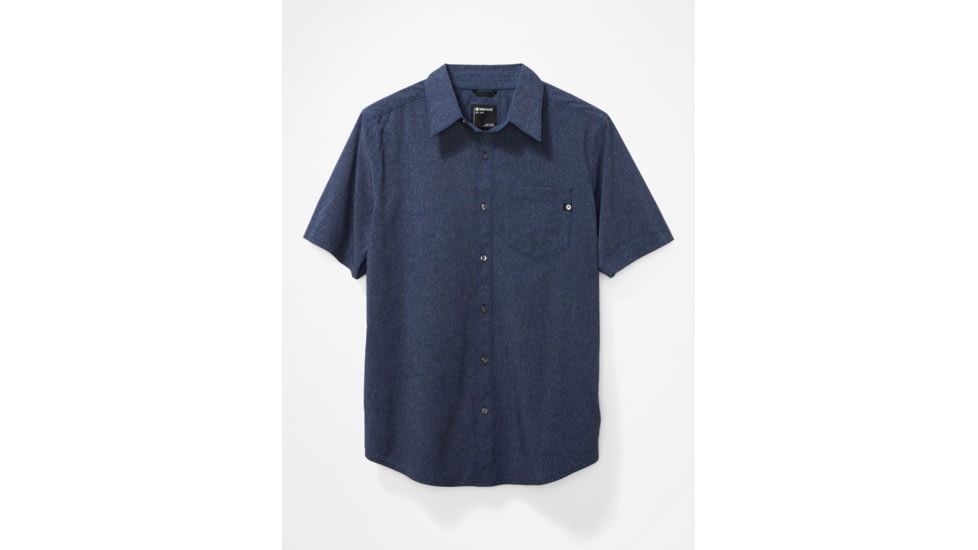 Marmot Aerobora Short Sleeve Top - Mens, Arctic Navy, 1XT, M12602-2975-1XT