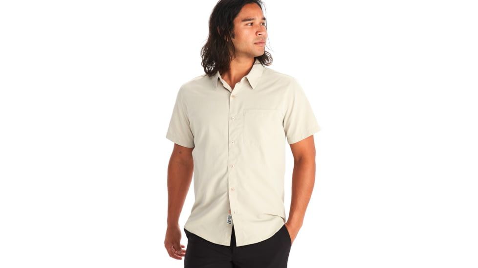 Marmot Aerobora Short Sleeve Top - Mens, Sandbar, Large, M14116-7829-L