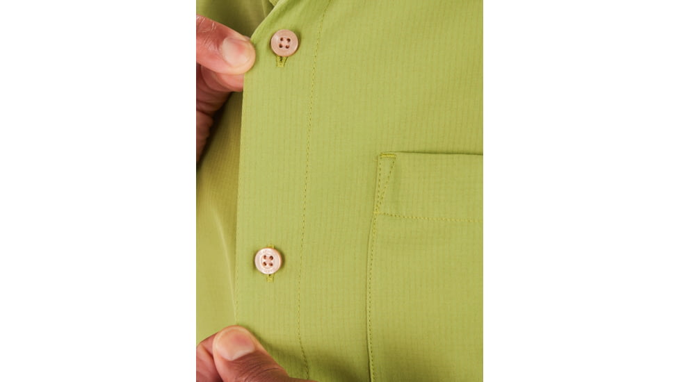 Marmot Aerobora Short Sleeve Top - Mens, Spinach Green, Small, M14116-21539-S