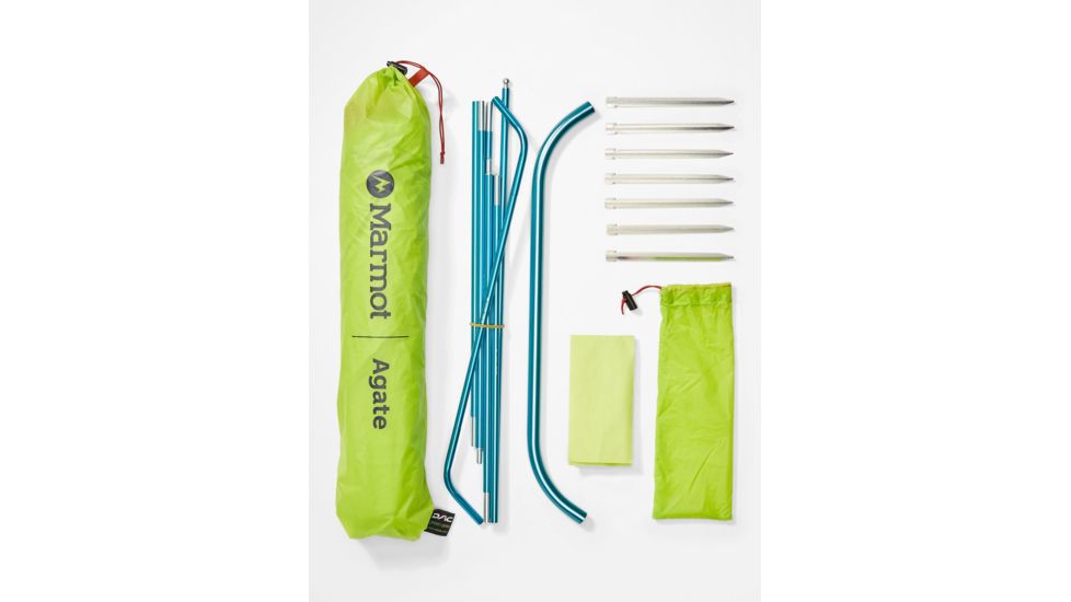 Marmot Agate Tent, Green Glow, One Size, 37870-3548-ONE