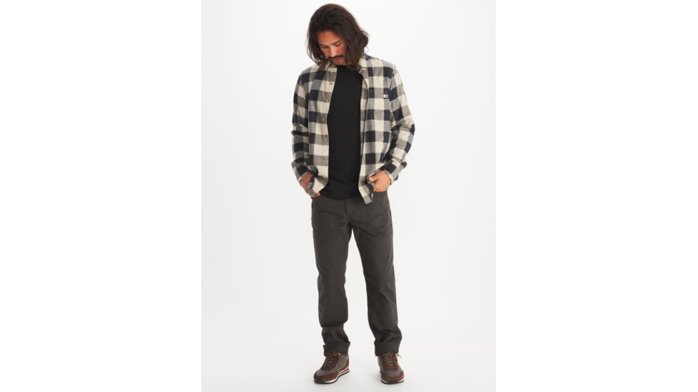 Marmot Anderson Lightweight Flannel - Men's, Small, Sandbar, M13559-7829-S