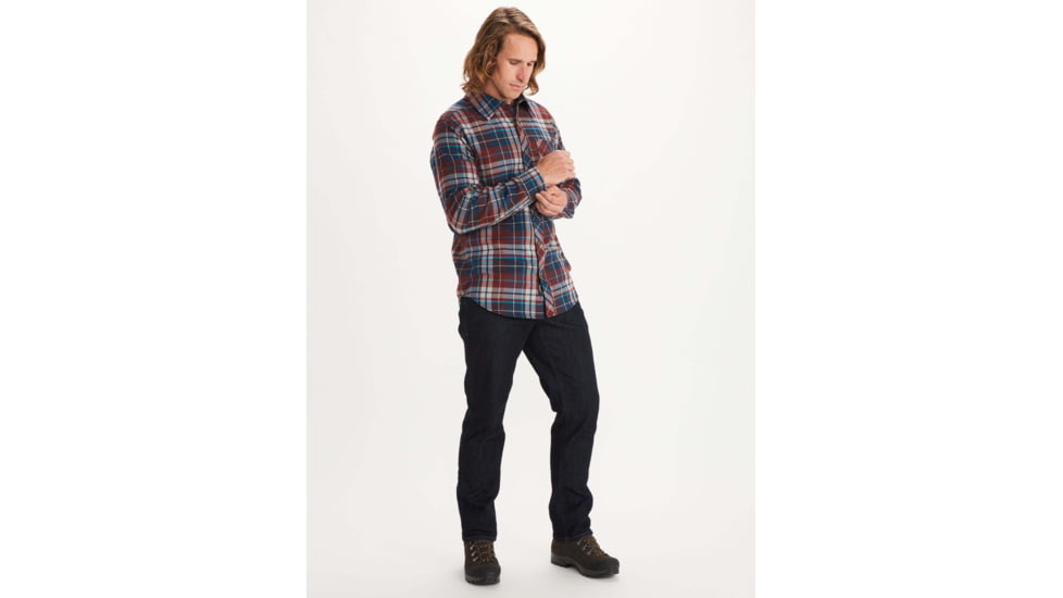 Marmot Anderson Lightweight Flannel - Men's, Medium, Whiskey Brown, 44520-16311-M