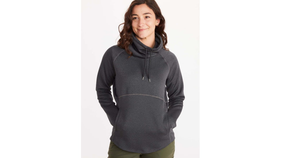 Marmot Annie Long Sleeve - Womens, Black Heather, Extra Small, 47930-5608-XS