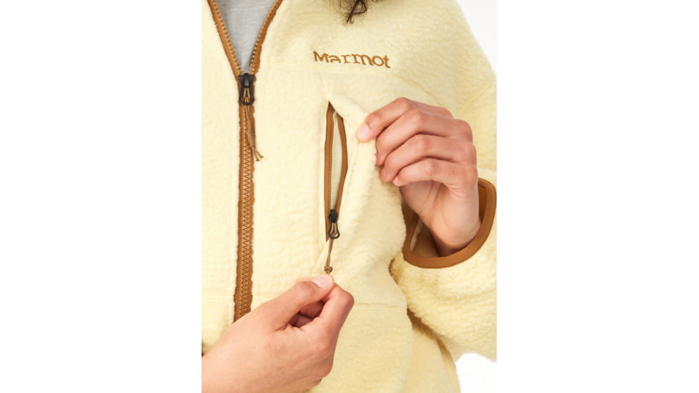 Marmot Aros Fleece Jacket - Womens, Wheat, Medium, M14618-7035-M