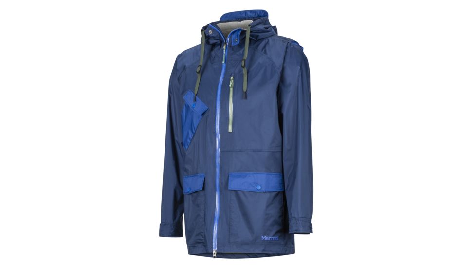 Marmot Ashbury PreCip Eco Jacket - Mens, Arctic Navy/Surf, Small, 31650-3892-S