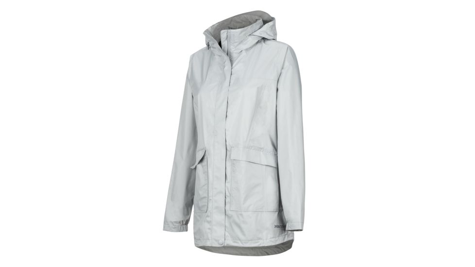 Marmot Ashbury PreCip Eco Jacket - Womens, Bright Steel, Large, 36600-1862-L