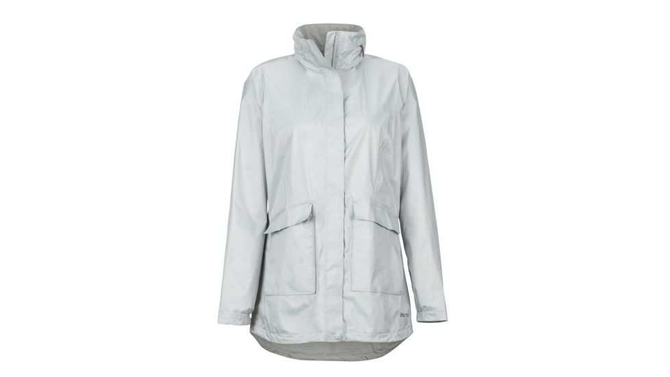 Marmot Ashbury PreCip Eco Jacket - Womens, Bright Steel, Large, 36600-1862-L