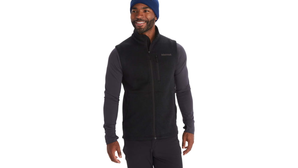 Marmot Drop Line Vest - Mens, Black, Small, M13208-001-S