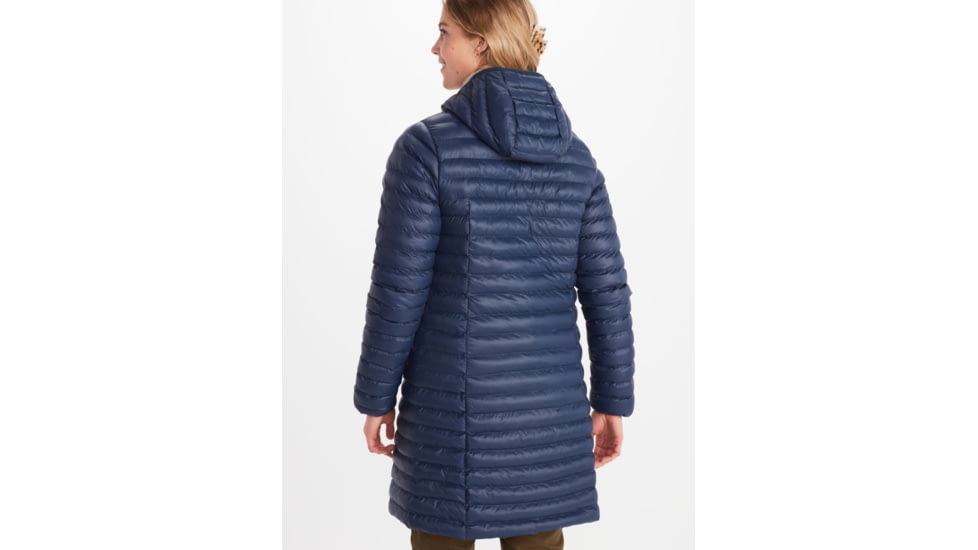 Marmot Echo Featherless Long Jacket - Women's, Small, Arctic Navy Shiny, M13215-20952-S