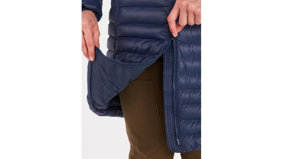 Marmot Echo Featherless Long Jacket - Women's, Small, Arctic Navy Shiny, M13215-20952-S