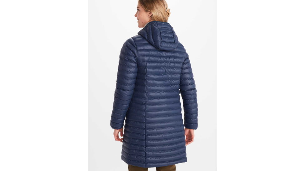 Marmot Echo Featherless Long Jacket - Womens, Arctic Navy Shiny, Small, M15871-20952-S