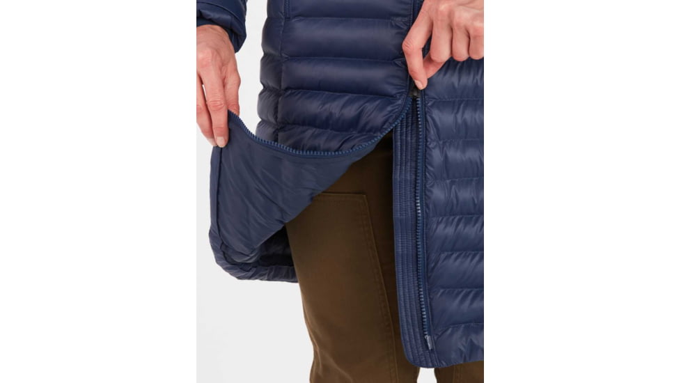 Marmot Echo Featherless Long Jacket - Womens, Arctic Navy Shiny, Small, M15871-20952-S