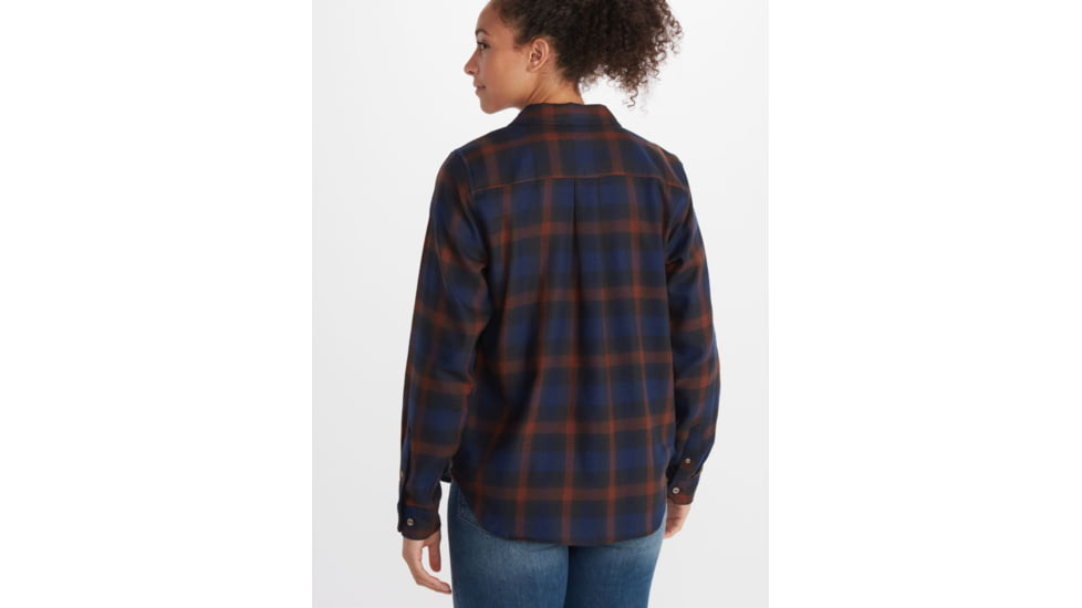 Marmot Fairfax Midweight Flannel - Womens, Arctic Navy, Large, M13553-2975-L