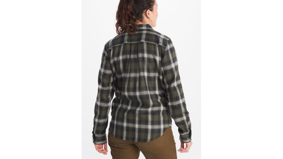 Marmot Fairfax Midweight Flannel - Womens, Nori, Large, M13553-4859-L