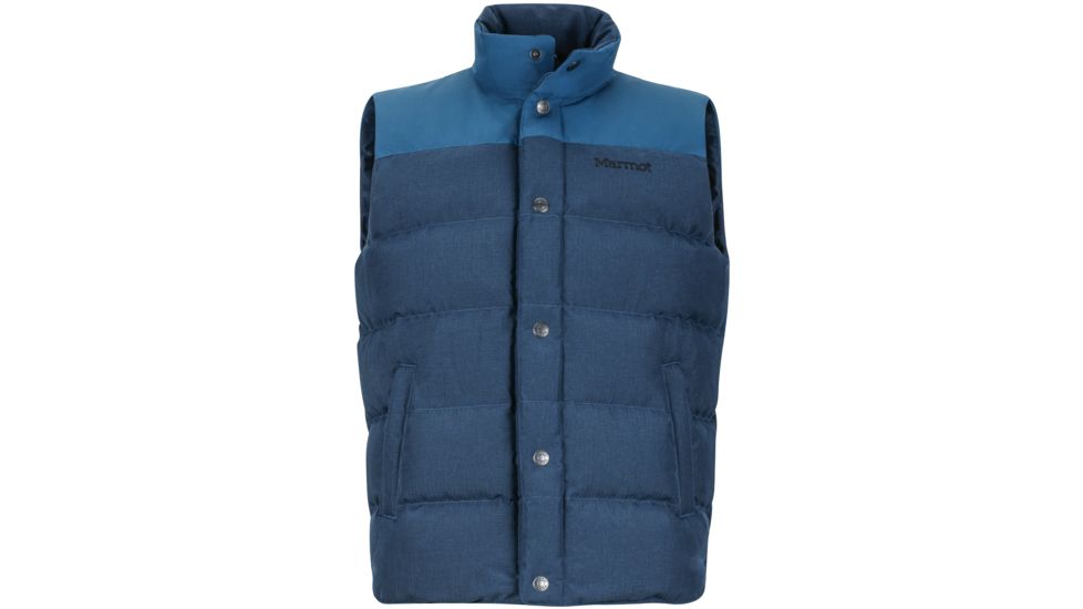 Marmot Fordham Vest - Men's-Denim-Small