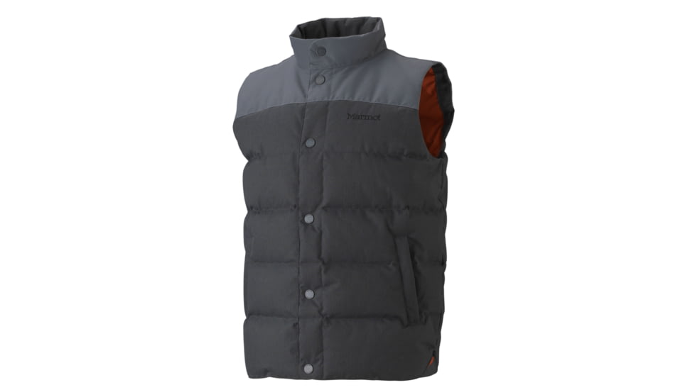 Marmot Fordham Vest - Men's-Steel Onyx-X-Large