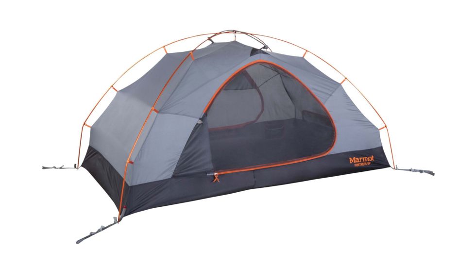 Marmot Fortress Tent - 2 Person, Tangelo/Grey Storm, One Size, 39480-9945-ONE