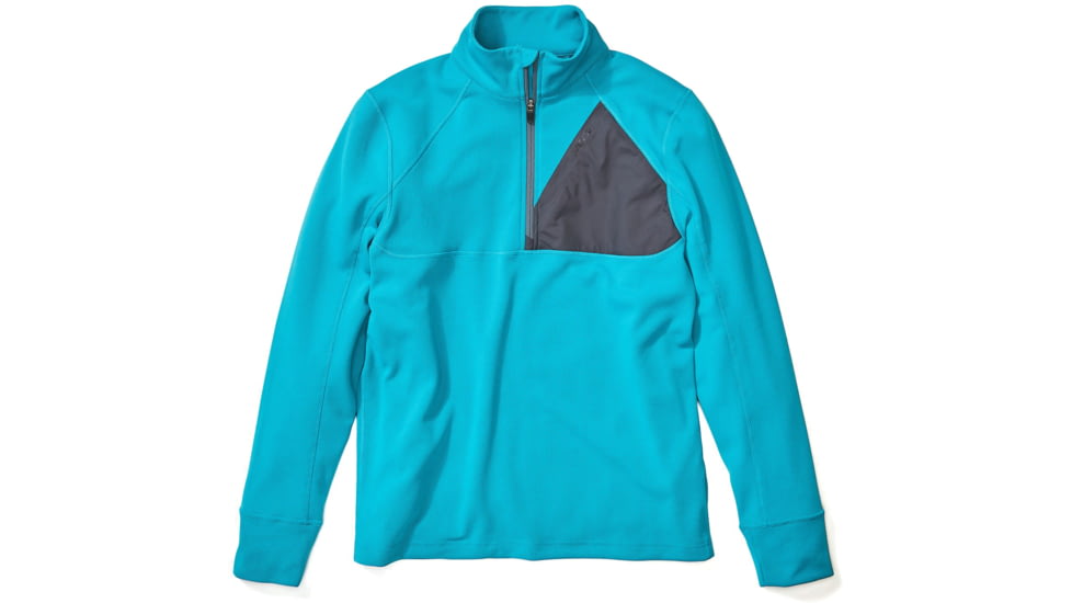 Marmot Hanging Rock 1/2 Zip Pullover - Mens, Enamel Blue/Steel Onyx, Medium, 42280-3153-M