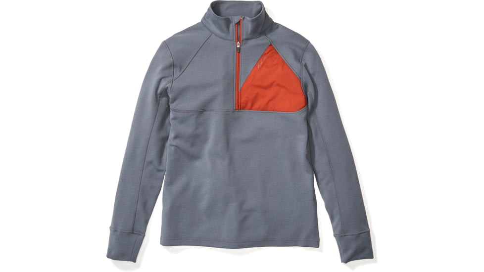 Marmot Hanging Rock 1/2 Zip Pullover - Mens, Steel Onyx/Picante, Large, 42280-1587-L
