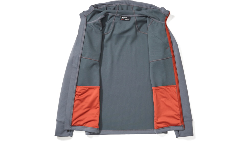 Marmot Hanging Rock Hoodie - Mens, Steel Onyx/Picante, Small, 41490-1587-S