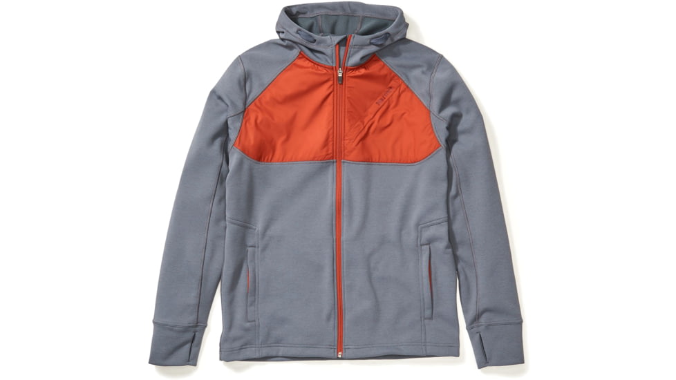 Marmot Hanging Rock Hoodie - Mens, Steel Onyx/Picante, Small, 41490-1587-S
