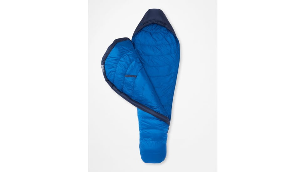 Marmot Helium Sleeping Bag, Arctic Navy/Dark Azure, Left Zipper, M14404-19621-LZ