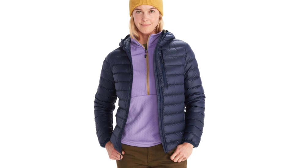 Marmot Highlander Hoody - Womens, Arctic Navy, Small, M13179-2975-S