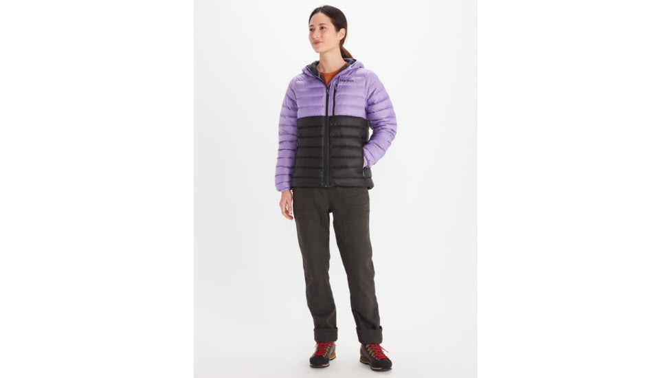 Marmot Highlander Hoody - Womens, Paisley Purple/Black, Extra Small, M13179-20797-XS