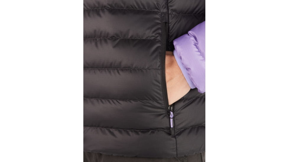 Marmot Highlander Hoody - Womens, Paisley Purple/Black, Extra Small, M13179-20797-XS