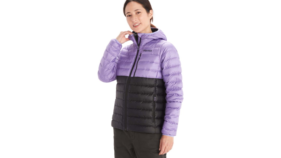 Marmot Highlander Hoody - Womens, Paisley Purple/Black, Extra Small, M13179-20797-XS