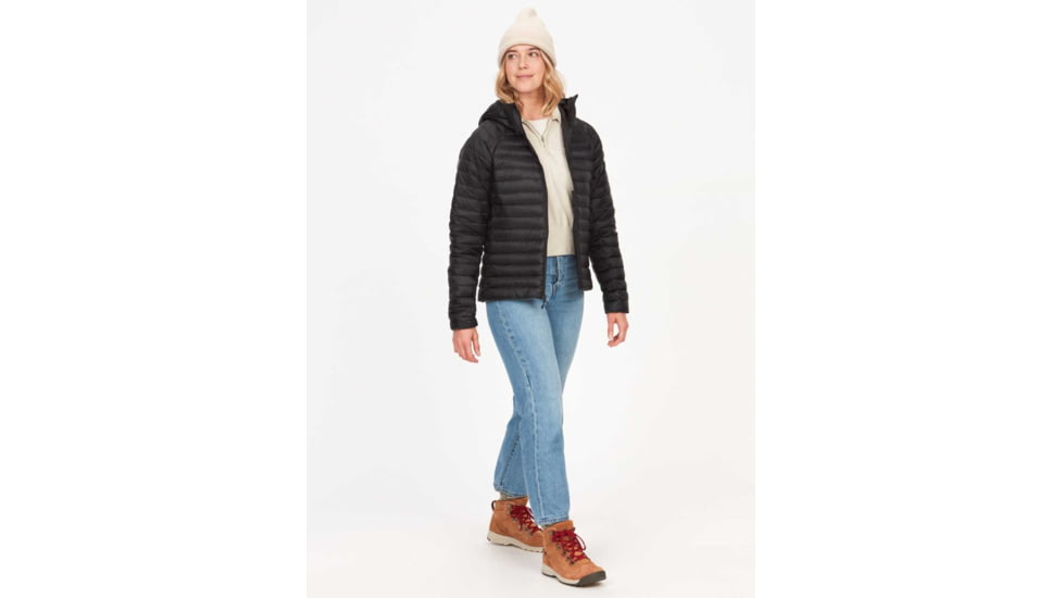Marmot Hype Down Hoody - Womens, Black, Medium, M15849-001-M