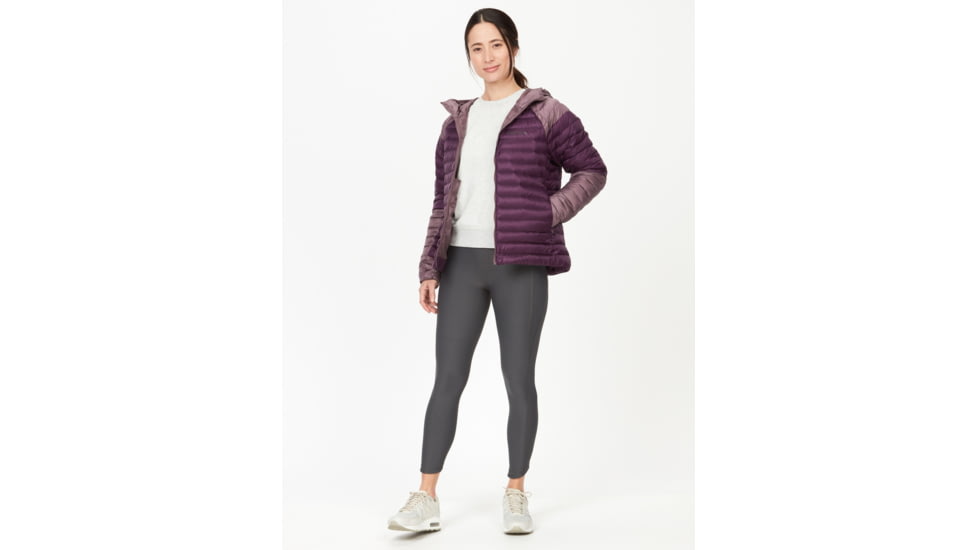 Marmot Hype Down Hoody - Womens, Hazy Purple/Purple Fig, Small, M14599-22475-S