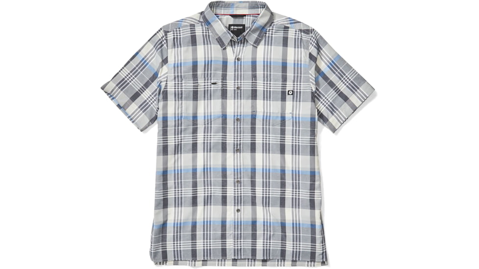 Marmot Innesdale Short Sleeve Shirt - Mens, Sleet, Medium, 42320-504-M