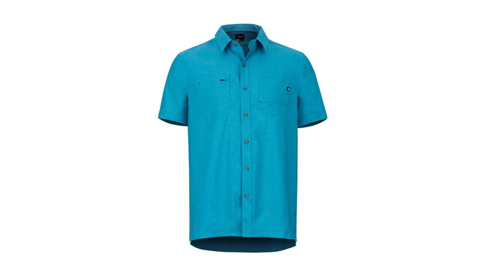 Marmot Innesdale Short Sleeve Shirt - Mens, Turkish Tile, Small, 42320-2801-S
