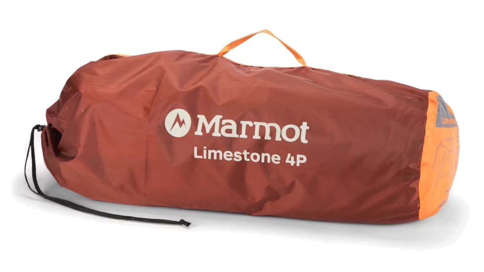 Marmot Limestone Tent, 4-Person, Orange Spice/Arona, 29100-9821-ONE