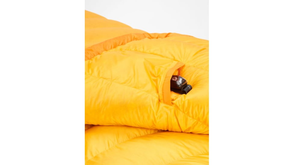 Marmot Lithium Sleeping Bag, Short, Orange Pepper/Golden Sun, Left Zipper, M14408-21734-LZ