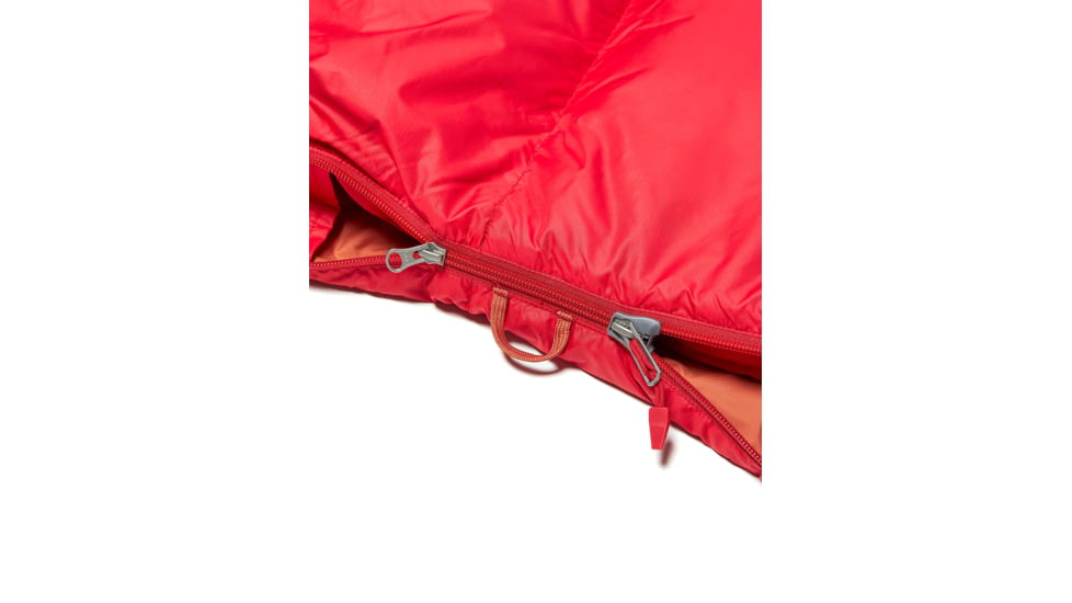 Marmot Lost Coast 40 Sleeping Bags, Team Red/Auburn, Left Zip, Long, M15411-23494-LZ