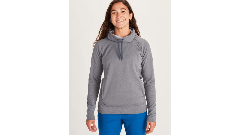 Marmot Marley Long Sleeve Shirt - Womens, Steel Onyx Heather, Medium, 41310-8702-M