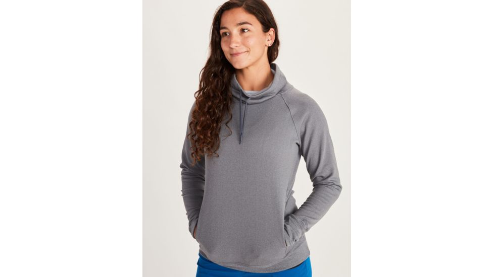 Marmot Marley Long Sleeve Shirt - Womens, Steel Onyx Heather, Medium, 41310-8702-M