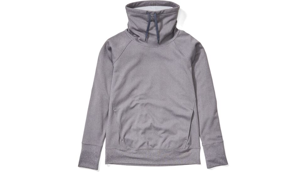 Marmot Marley Long Sleeve Shirt - Womens, Steel Onyx Heather, Medium, 41310-8702-M