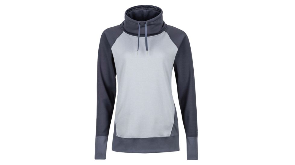 Marmot Marley Long Sleeve T-Shirt - Womens, Grey Storm Heather/Dark Steel, M 48470-1645-M