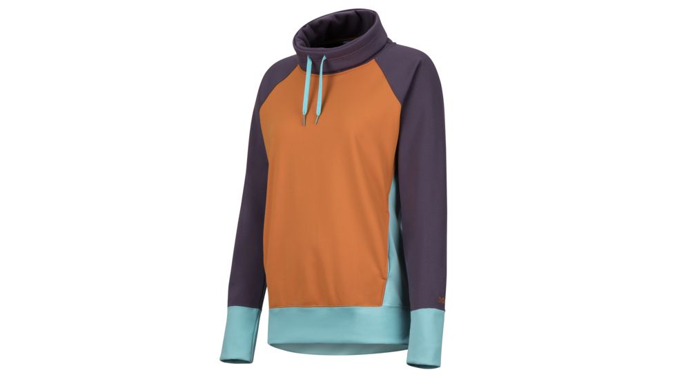 Marmot Marley Long Sleeve - Womens, Bonfire/Vintage Violet, Extra Small, 48470-9129-XS