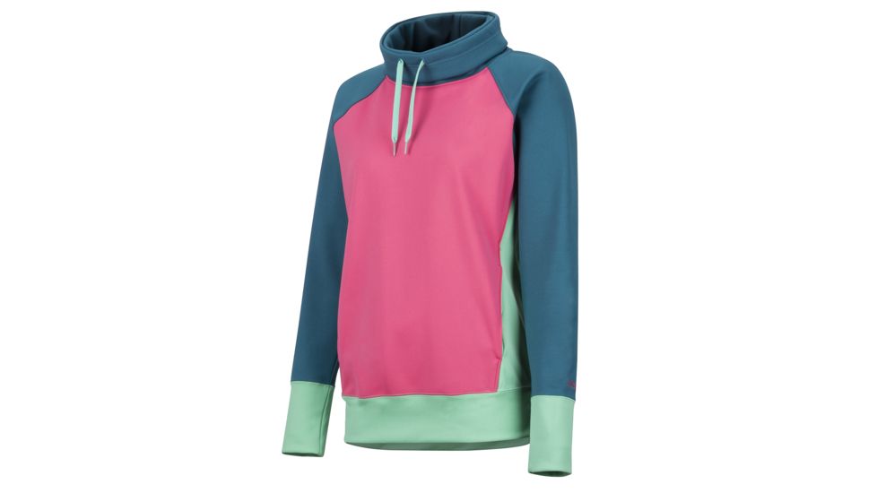 Marmot Marley Long Sleeve - Womens, Disco Pink/Late Night, Extra Small, 48470-7303-XS