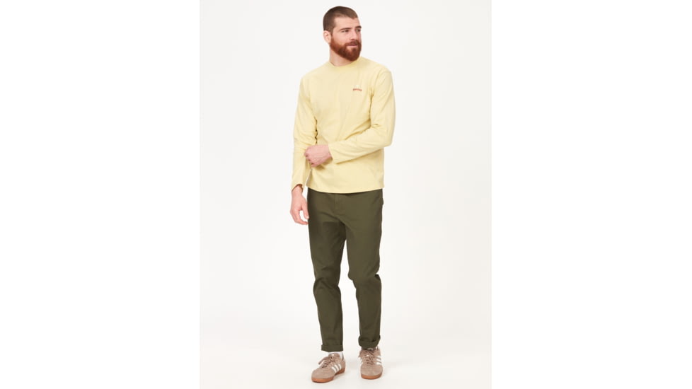 Marmot Marmot For Life Long Sleeve Tee - Mens, Wheat, Small, M14671-7035-S