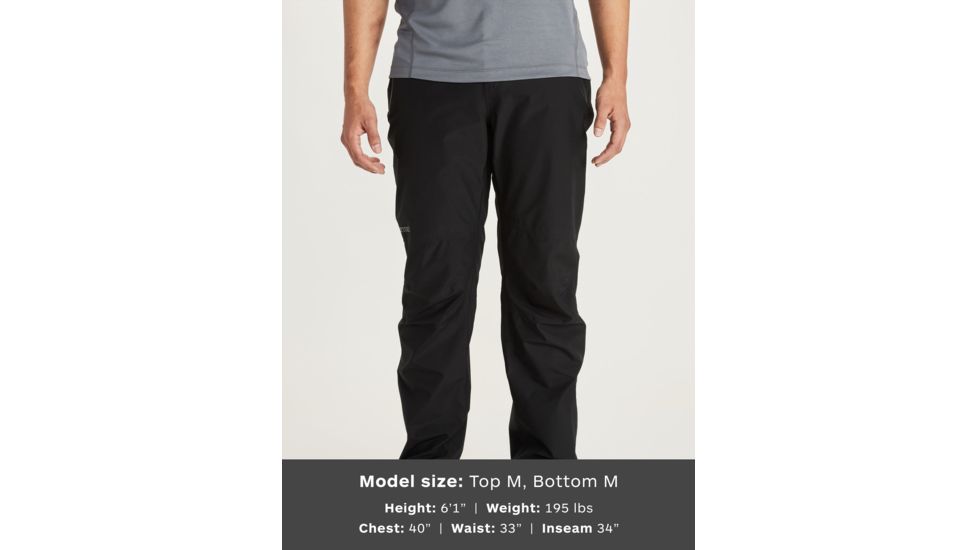 Marmot Minimalist Pant - Mens, Black, Medium, Regular, 31240-001-M